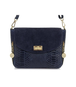 Włoska skórzana torebka listonoszka Vera Pelle