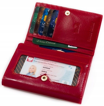 Elegancki portfel damski skórzany RFID Rovicky